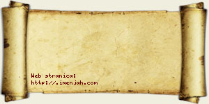 Anđelija Bandović vizit kartica